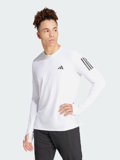 Спортивная кофта мужская Adidas Running Otr B Ls Ik7432 M White (4067887914864) 