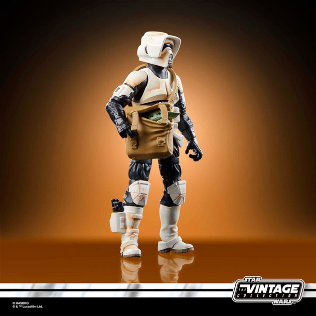 Фігурка з аксесуарами Hasbro Star Wars the Mandalorian Speeder Bike Scout Trooper & Grogu 9 см (5010996126825) - зображення 17