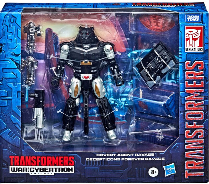 Figurka z akcesoriami Hasbro Transformers War From Cybertron Covert Agent Ravage + Decepticon Forever Ravage 15 cm (5010993863358) - obraz 1