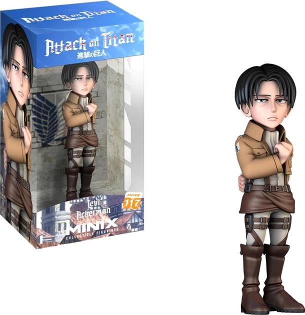 Figurka Minix Attack On Titan Levi Ackerman (8436605115306) - obraz 1