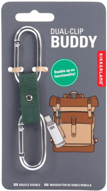Брелок Kikkerland Dual Clip Buddy (0612615119161)   - зображення 3