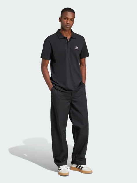 Поло довге чоловіче Adidas Originals Ess Polo Tee JD2439 M Black (4067902643649) - зображення 3