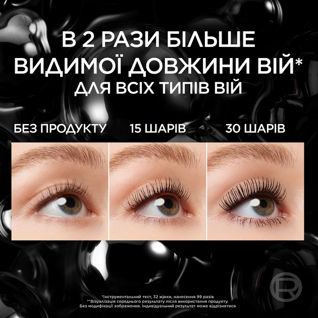 Туш для вій L'Oreal Paris Paradise Big Deal Чорна 9.9 мл (30189096) - зображення 2
