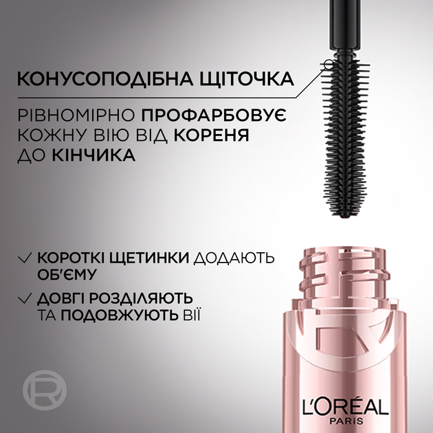 Туш для вій L'Oreal Paris Paradise Big Deal Чорна 9.9 мл (30189096) - зображення 4