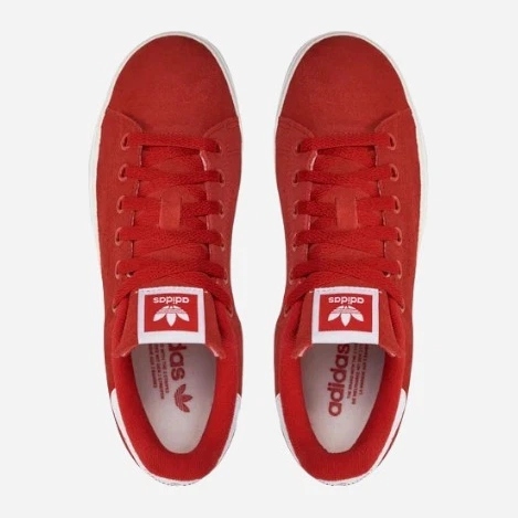 Sneakersy damskie zamszowe adidas Originals Stan Smith CS W IE0446 38.5 (5.5UK) Czerwone (4066765236210) - obraz 4