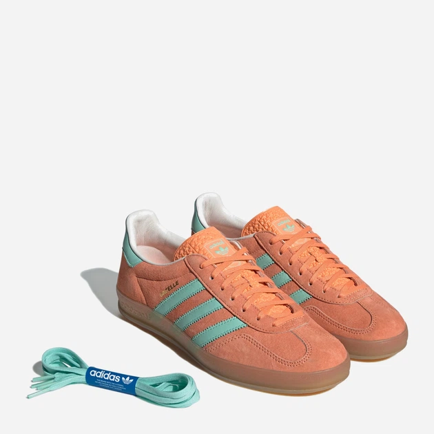 Sneakersy damskie do kostki adidas Gazelle Indoor IH7499 39.5 Pomarańczowe (4067888371024) - obraz 7