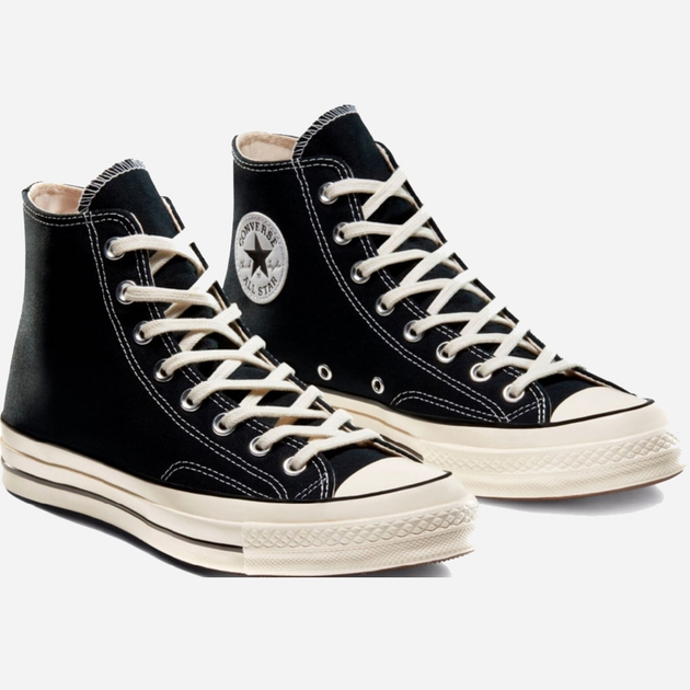 Buty sportowe damskie wysokie Converse Chuck 70 Canvas 162050C 37 (4.5US) 23,5 cm Black/Black/Egret (888755675175) - obraz 3