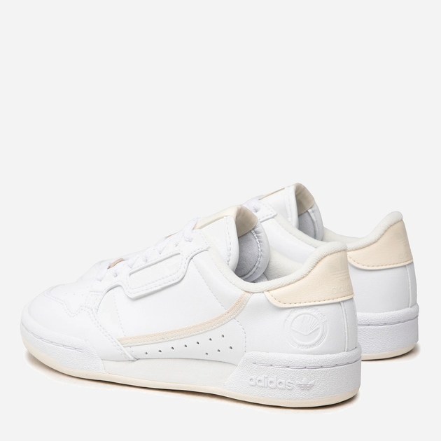 Sneakersy damskie z eko skóry do kostki adidas Originals Continental 80 Vegan GZ0785 36.5 (4UK) 22.5cm Biały/Ecru (4065419940732) - obraz 4