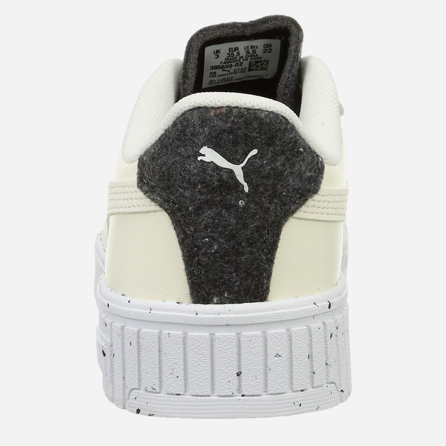 Sneakersy damskie Puma Carina 2.0 38665902 40.5 (7UK) 26 cm Biały/Jasnożółty (4065449591843) - obraz 6
