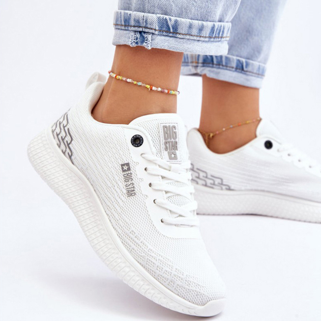 Buty sportowe damskie Big Star LL274664 36 Białe (5900714647681) - obraz 4