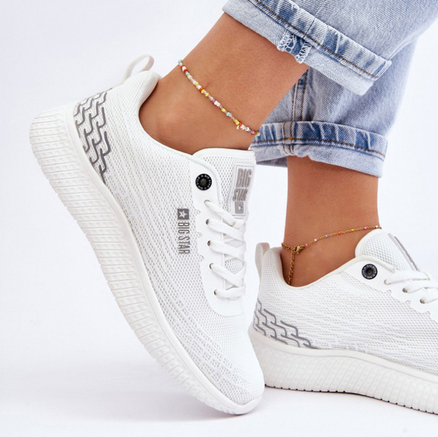 Buty sportowe damskie Big Star LL274664 36 Białe (5900714647681) - obraz 5