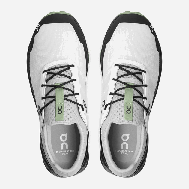Buty do biegania damskie On Running Cloudventure Peak 2 3499001 38 (5UK) 24 cm Biały/Czarny (7630440656197) - obraz 5