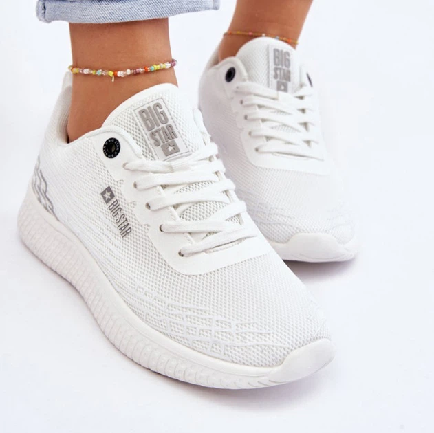 Buty sportowe damskie Big Star LL274664 39 Białe (5900714647711) - obraz 6