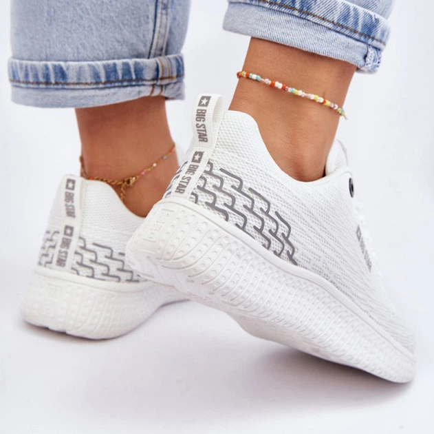 Buty sportowe damskie Big Star LL274664 39 Białe (5900714647711) - obraz 7