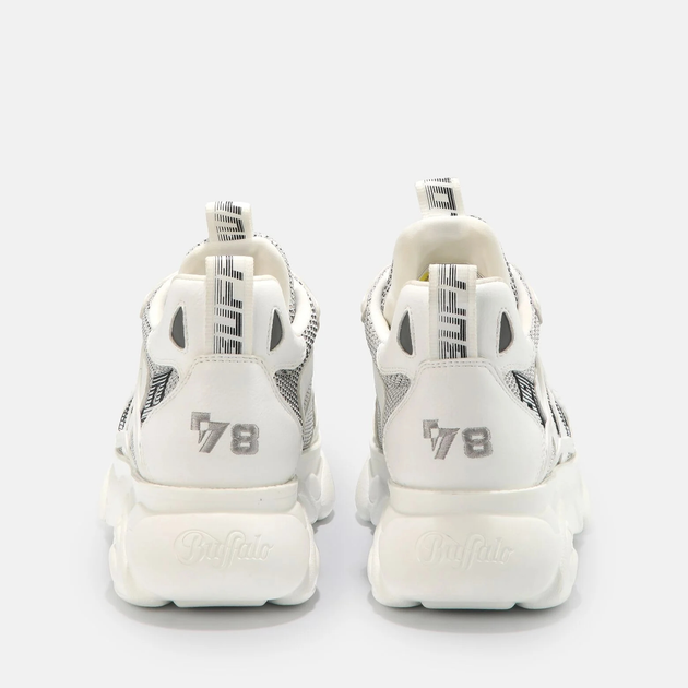 Sneakersy damskie na wysokiej platformie Buffalo Calzature 1630564 36 Białe (4061516426056) - obraz 6