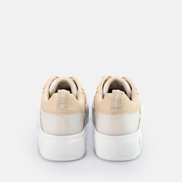 Sneakersy damskie z eko skóry Buffalo Calzature 1630727 36 Beżowe (4061516571053) - obraz 6