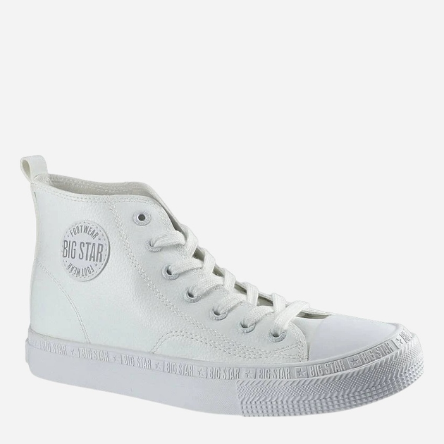 Trampki damskie z eko skóry wysokie Big Star GG274016 39 Białe (5900714369903) - obraz 7
