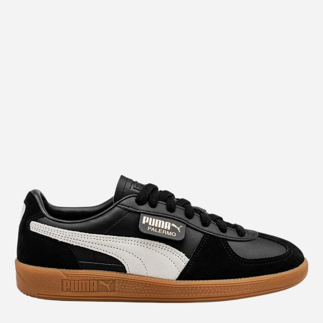 Sneakersy damskie do kostki Puma Palermo Leather 39646403 38 Czarne (4099685704620) - obraz 1