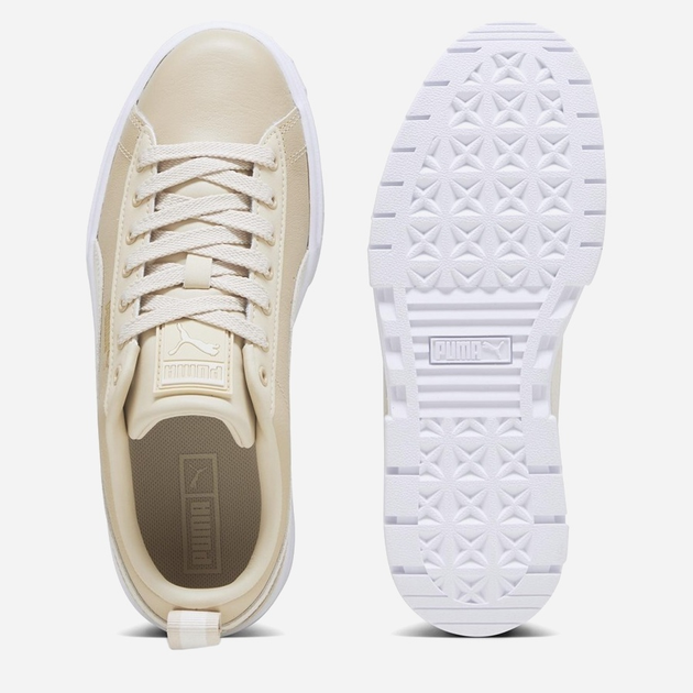 Sneakersy damskie na platformie Puma Mayze Lth Wn 38198336 37 (4UK) 23 cm Beżowe (4065454853370) - obraz 4
