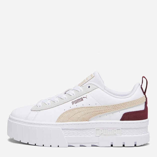 Жіночі кеди низькі Puma Mayze Mix Wns 38746809 37 (4UK) 23 см Білий/Бордовий (4099683266540) - зображення 3