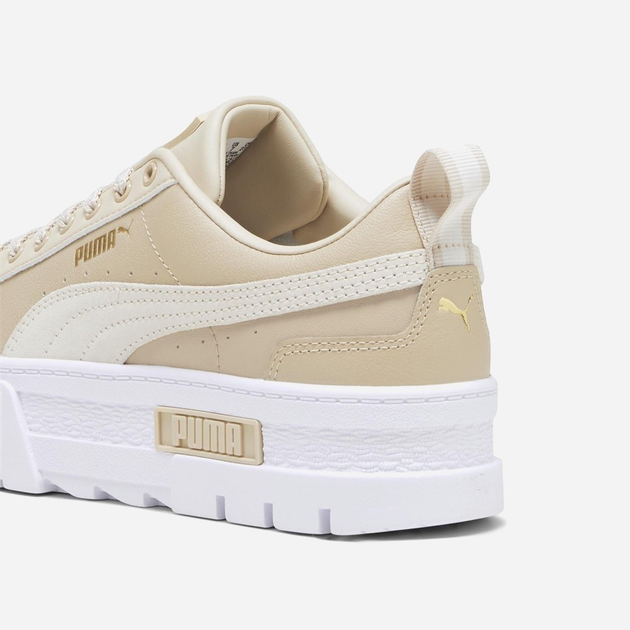 Жіночі кеди низькі Puma Mayze Lth Wn 38198336 38 (5UK) 24 см Бежеві (4065454853394) - зображення 6