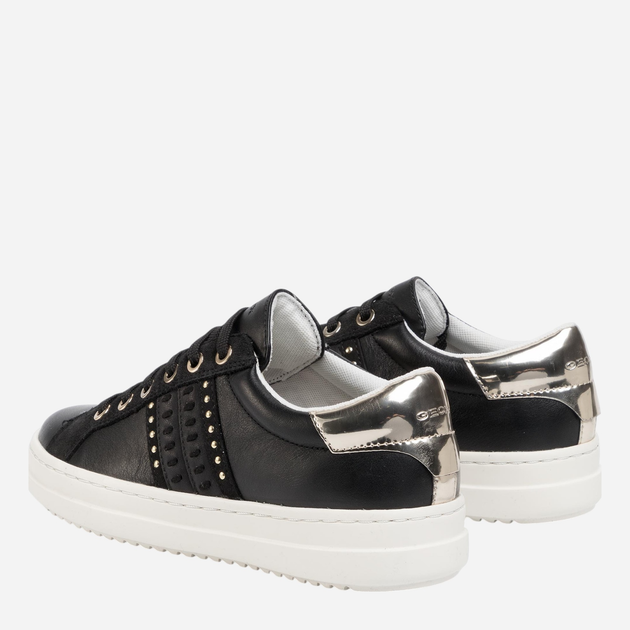 Sneakersy damskie Geox D02FED085BN 39 (6UK) 25.4 cm Czarne (8054730387476) - obraz 3