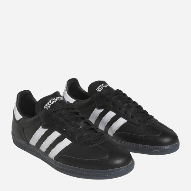 Sneakersy damskie ze skóry naturalnej adidas FA Samba ID7339 37.5 (4.5UK) 23 cm Czarne (4066754034667) - obraz 2