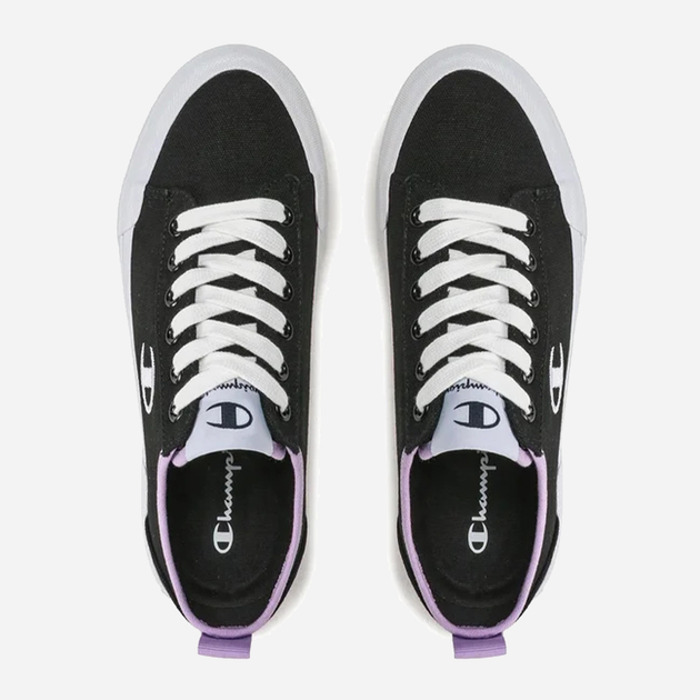 Жіночі кеди низькі Champion S11555-KK001 38 (7US) 24 см Чорні (8058132020481) - зображення 5