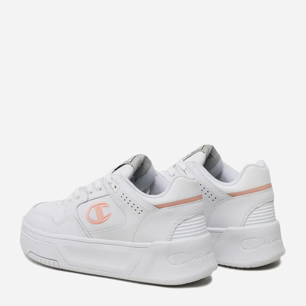 Жіночі кеди на платформі низькі Champion Z80 Platform S11577-WW001 41 (9.5US) 26.5 см Білі (8058132113152) - зображення 3