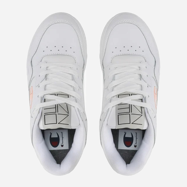 Жіночі кеди на платформі низькі Champion Z80 Platform S11577-WW001 41 (9.5US) 26.5 см Білі (8058132113152) - зображення 4