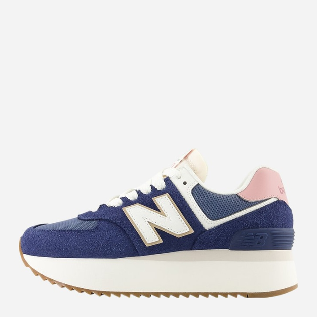 Buty sportowe damskie New Balance 574 WL574ZCB 37.5 (7US) Granatowe (196941300603) - obraz 3