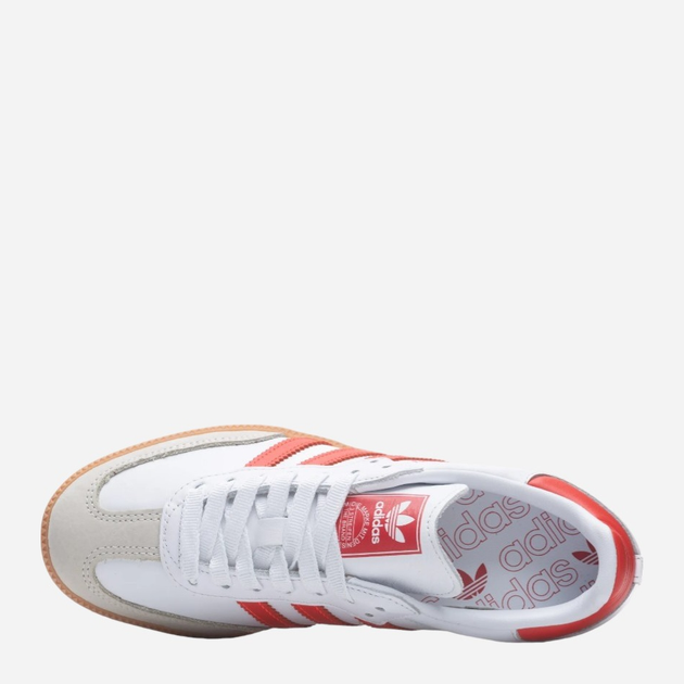 Sneakersy damskie do kostki adidas Originals Samba OG W IF6513 36 (3.5UK) Biały/Czerwony (4066765920843) - obraz 6