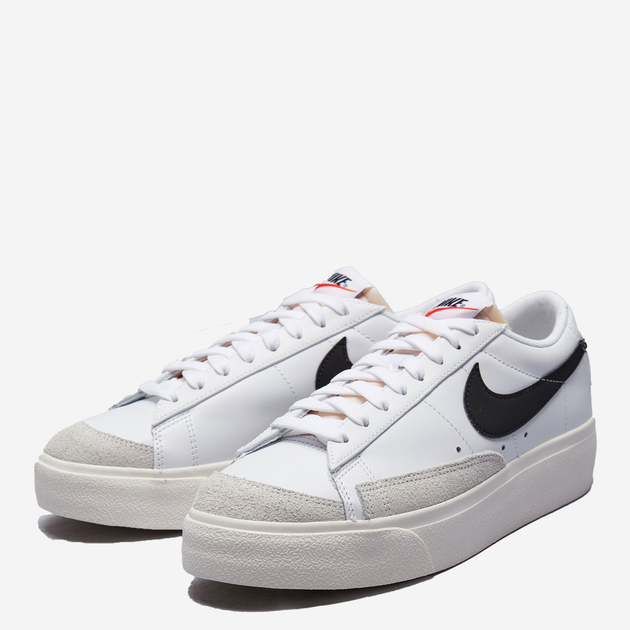 Sneakersy damskie skórzane Nike Blazer Low Platform DJ0292-101 40.5 (9US) 26 cm Białe (195237087624) - obraz 4