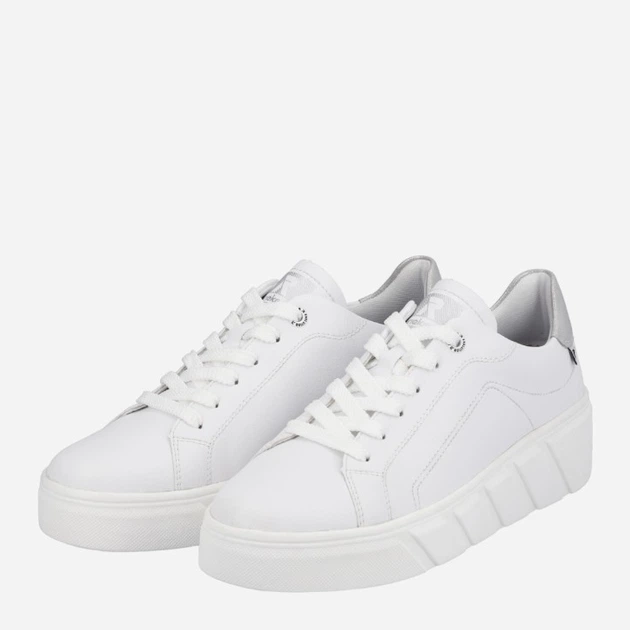 Жіночі кеди низькі RIEKER REVW0501-80_CO 39 Білі (4060596715425) - зображення 5