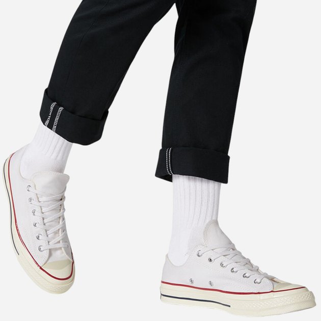 Trampki damskie do kostki Converse Chuck 70 OX 162065C 41 Białe (888755678688) - obraz 2