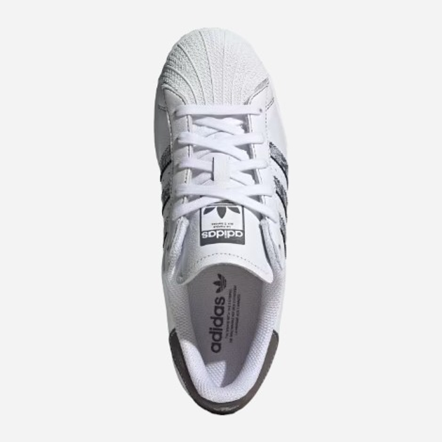 Sneakersy damskie do kostki adidas Originals Superstar W IE3008 38 (5UK) Biały/Ciemnoszary (4066765890146) - obraz 5