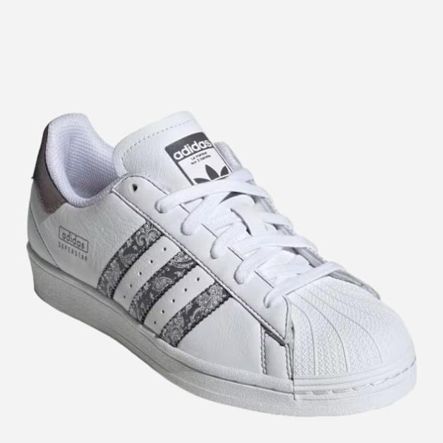 Жіночі кеди низькі adidas Originals Superstar W IE3008 40 (6.5UK) Білий/Темно-сірий (4066765890092) - зображення 2