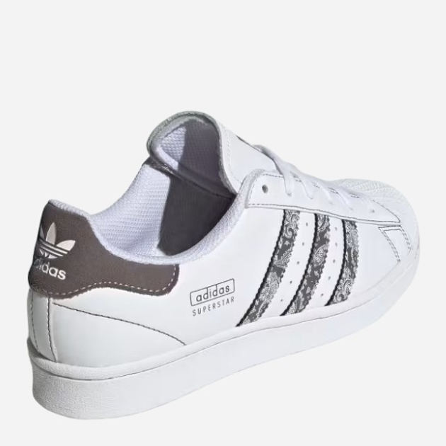 Sneakersy damskie do kostki adidas Originals Superstar W IE3008 40 (6.5UK) Biały/Ciemnoszary (4066765890092) - obraz 4
