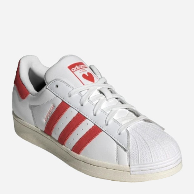 Sneakersy damskie do kostki adidas Originals Superstar W IG5958 36.5 (4UK) Biały/Czerwony (4066764086496) - obraz 2