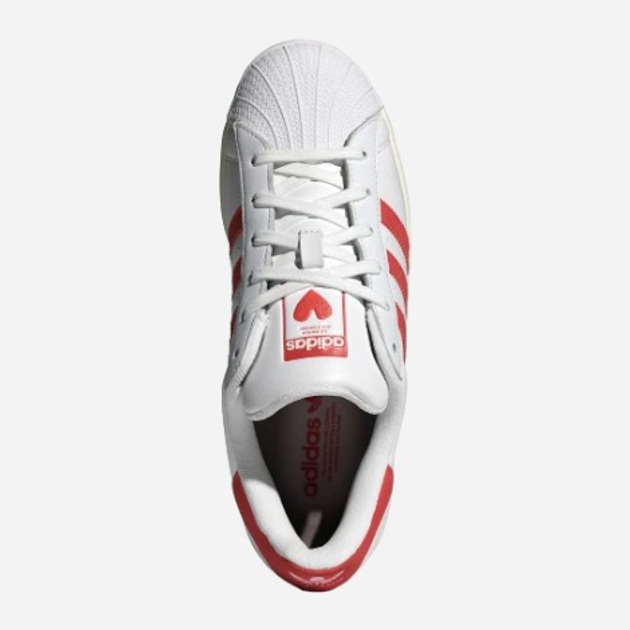 Sneakersy damskie do kostki adidas Originals Superstar W IG5958 37.5 (4.5UK) Biały/Czerwony (4066764086502) - obraz 5