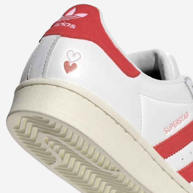 Жіночі кеди низькі adidas Originals Superstar W IG5958 36.5 (4UK) Білий/Червоний (4066764086496) - зображення 8