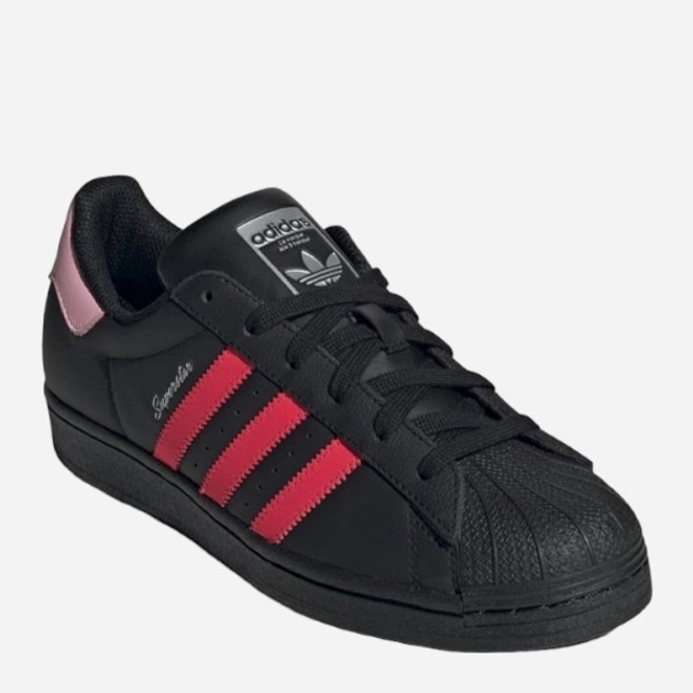 Жіночі кеди низькі adidas Originals Superstar W IE2999 38 (5UK) Чорний/Червоний (4066765901668) - зображення 2