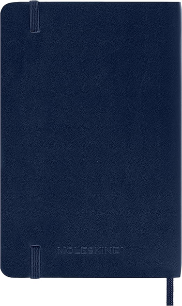 Нотатник Moleskine Classic 9 x 14 см 192 сторінки в лінійку Сапфір м'яка обкладинка (8055002854719) - зображення 3