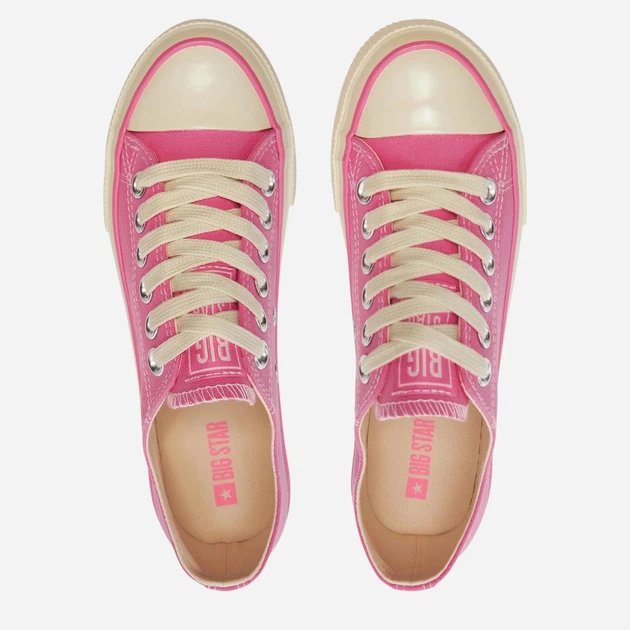 Trampki damskie materiałowe Big Star NN274271 37 Różowe (5900714738983/5900714739041) - obraz 9