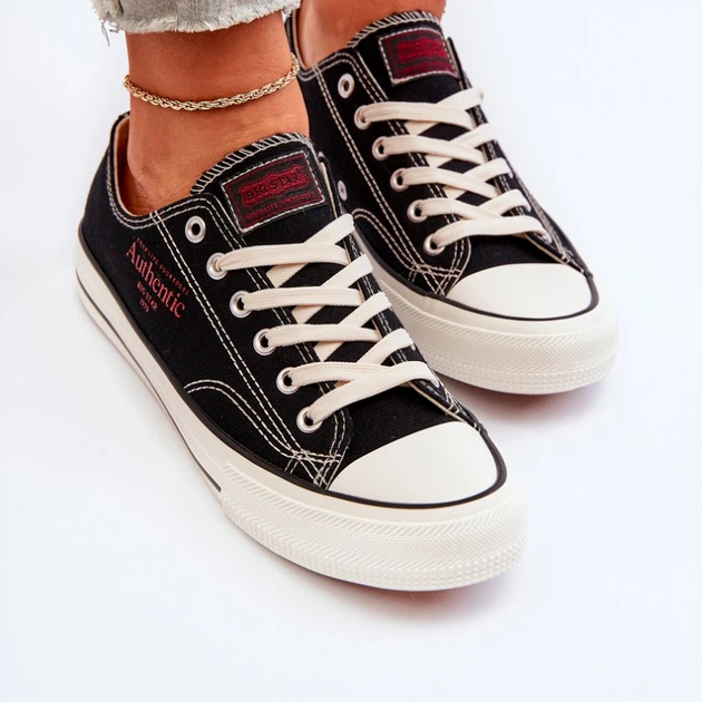 Жіночі кеди низькі Big Star NN274234 37 Чорні (5900714753054) - зображення 5