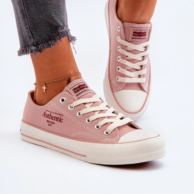 Trampki damskie materiałowe Big Star NN274239 37 Różowe (5900714753238) - obraz 3