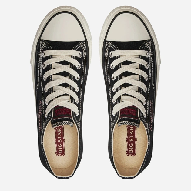 Trampki damskie materiałowe Big Star NN274234 38 Czarne (5900714753061) - obraz 9