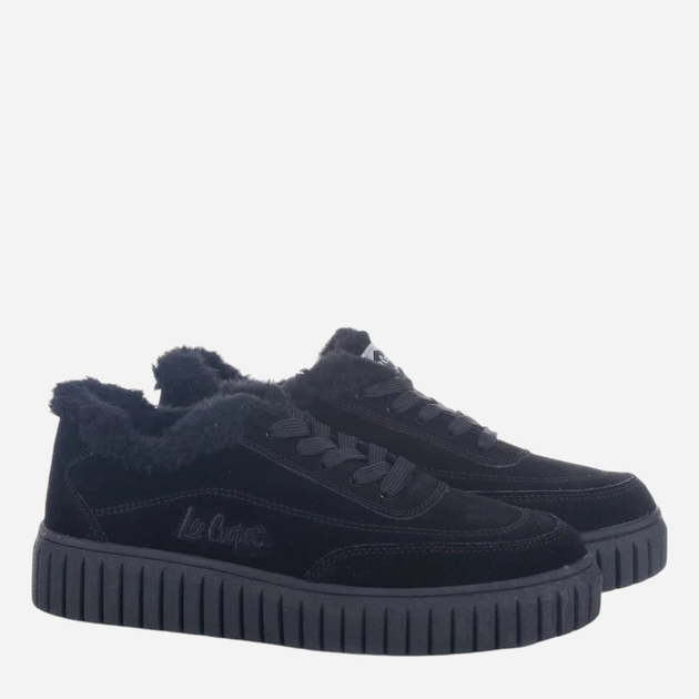 Zimowe sneakersy damskie zamszowe Lee Cooper LCJ-24-01-2973L 41 (7UK) 26.5 cm Czarne (5904292159796) - obraz 3