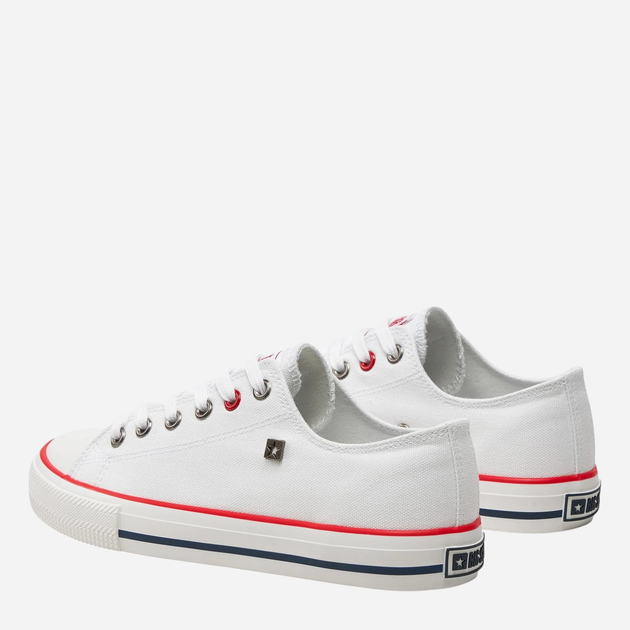 Trampki damskie materiałowe Big Star NN274656 40 Białe (5900714732998) - obraz 8