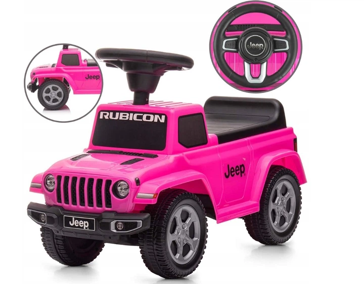 Jeździk Milly Mally Jeep Rubicon Gladiator Różowy (5901761128499) - obraz 3
